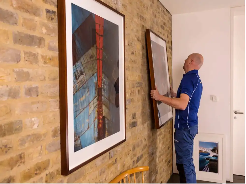 picture hanging Skillman handyman advertising services for picture hanging