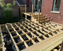 Skillman decking project showing build quality