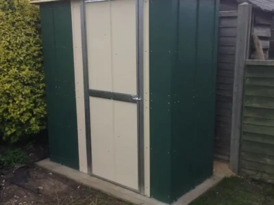 Here is a picture of the finished shed build
